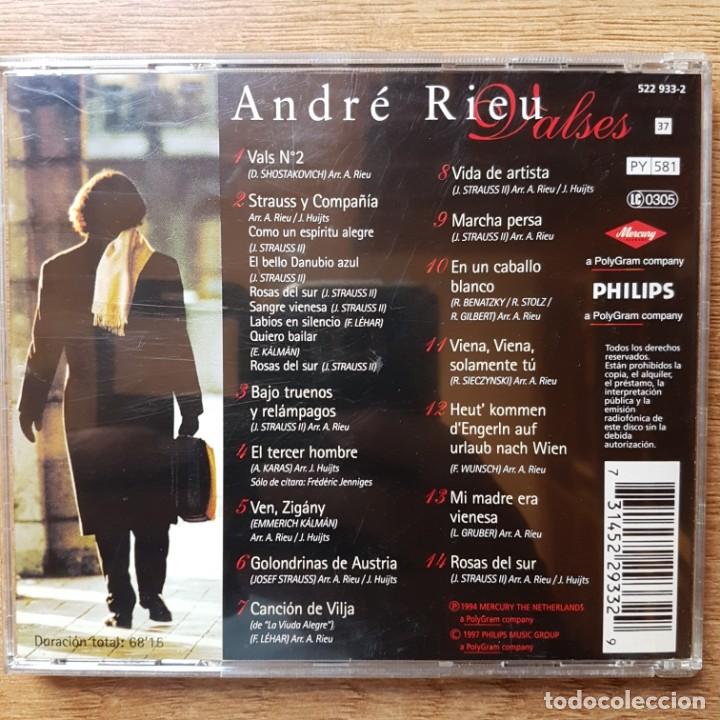 CDs de m&uacute;sica: CD DE ANDR&Eacute; RIEU. VALSES - Foto 2