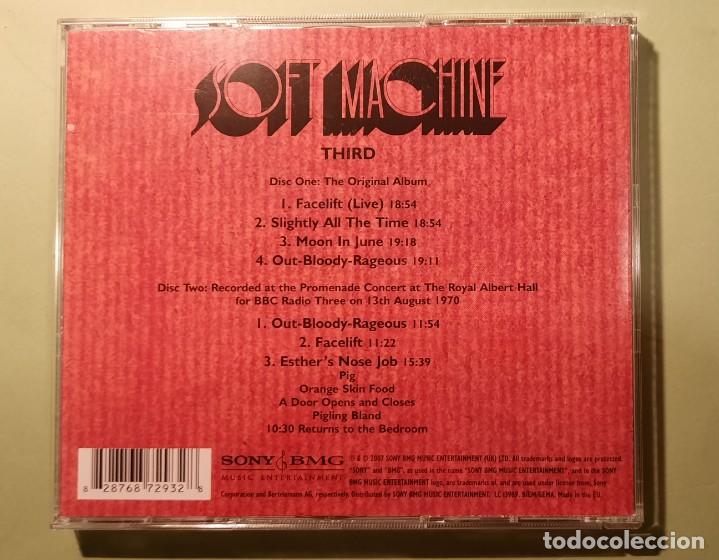 CDs de m&uacute;sica: CD. SOFT MACHINE. THIRD. 2 CD - Foto 2