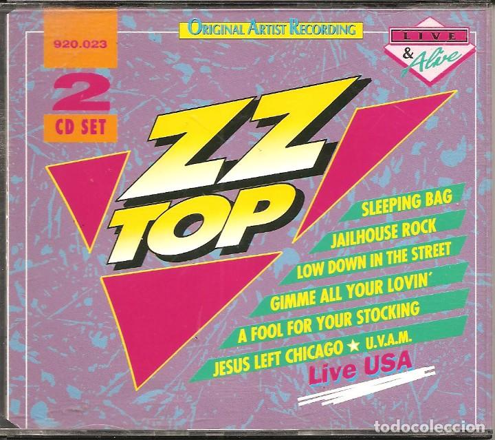 CDs de m&uacute;sica: 2 CDs ZZ TOP - Live Usa - Foto 1