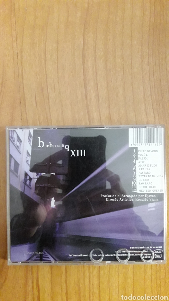 CDs de m&uacute;sica: DJAVAN. BICHO SOLTO XIII - Foto 2