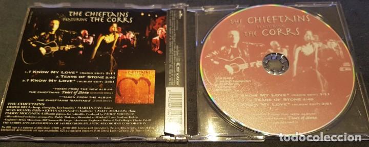 CDs de m&uacute;sica: Chieftains featuring the corrs Maxi single I know love 1999 - Foto 2