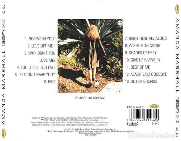 CDs de m&uacute;sica: Amanda Marshall - Tuesdays Child - Foto 2