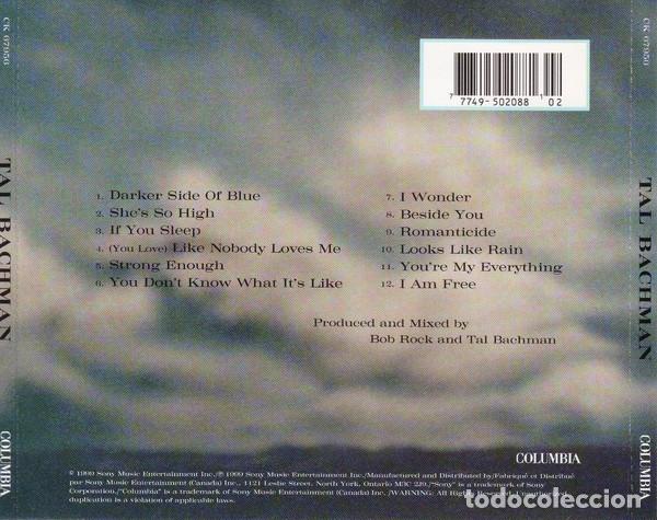 CDs de m&uacute;sica: Tal Bachman - Tal Bachman - Foto 2
