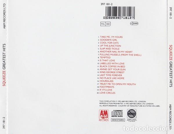 CDs de m&uacute;sica: Squeeze - Greatest Hits (precintado) - Foto 2