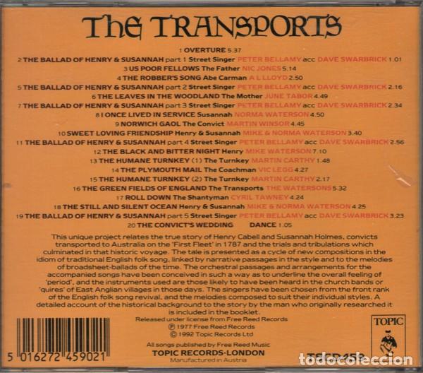 CDs de m&uacute;sica: Peter Bellamy - The Transports - Foto 2