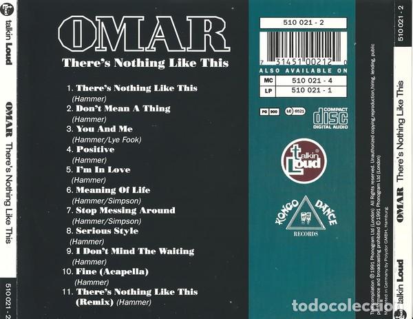 CDs de m&uacute;sica: Omar - Theres nothing like this - Foto 2