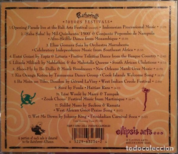 CDs de m&uacute;sica: Gatherings - Joyous Festivals - CD - Foto 2
