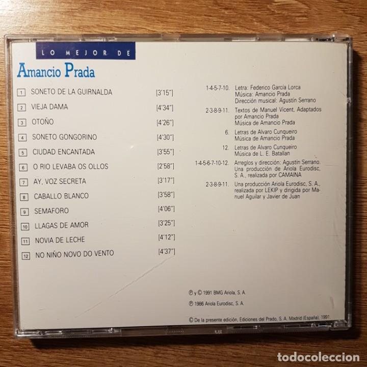 CDs de m&uacute;sica: CD VIDA COTIDIANA Y CANCIONES. AMANCIO PRADA - Foto 2