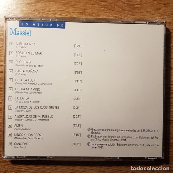 CDs de m&uacute;sica: CD VIDA COTIDIANA Y CANCIONES. MASSIEL - Foto 2