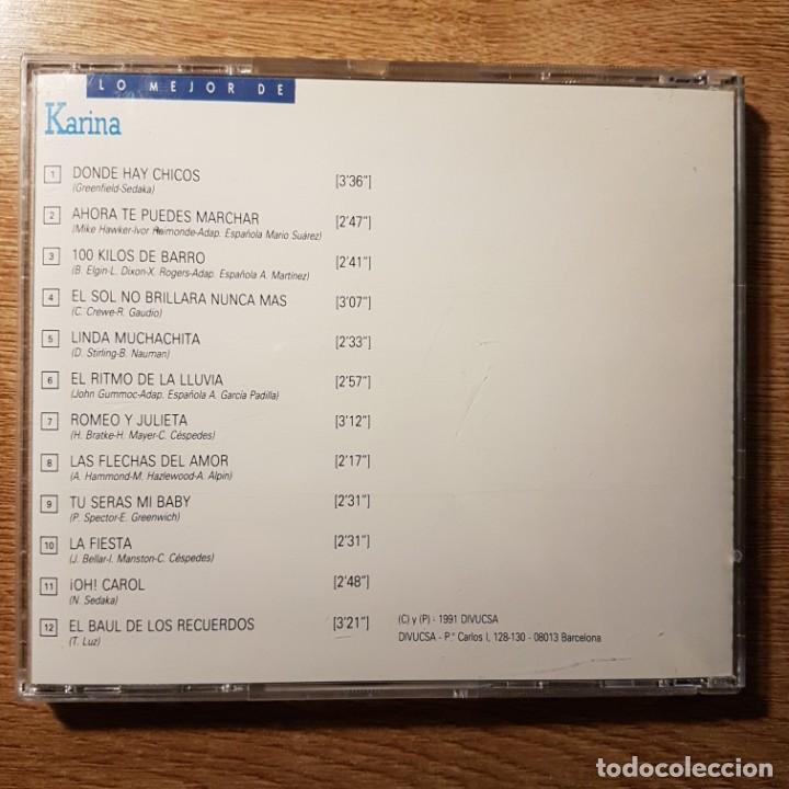 CDs de m&uacute;sica: CD VIDA COTIDIANA Y CANCIONES. KARINA - Foto 2