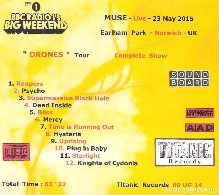CDs de m&uacute;sica: CD MUSE - BBC Live 2015 - Norwich - FM - Foto 2