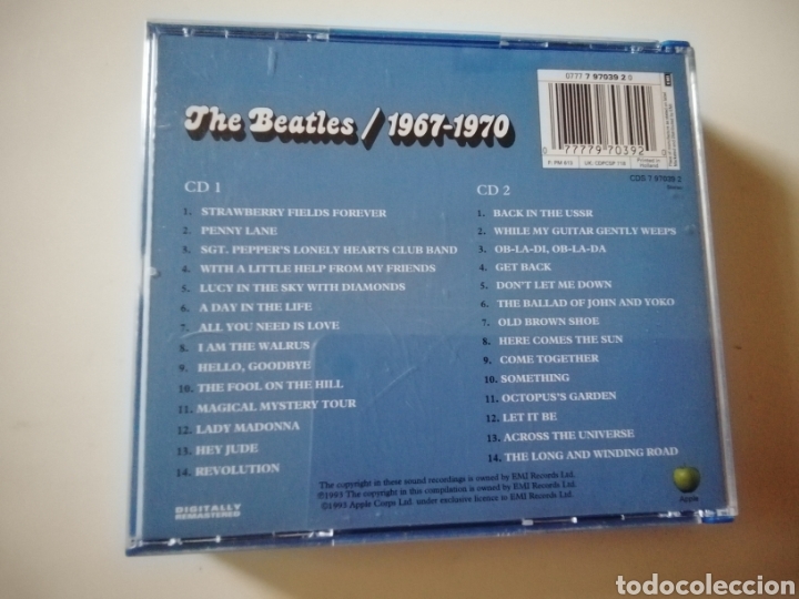 CDs de m&uacute;sica: 2 CD THE BEATLES 1967 1970 - Foto 4