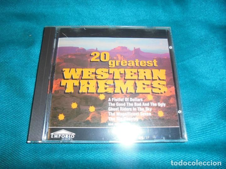 CDs de m&uacute;sica: 20 GREATEST WESTERN THEMES. BSO.CD. IMPECABLE (#) - Foto 1