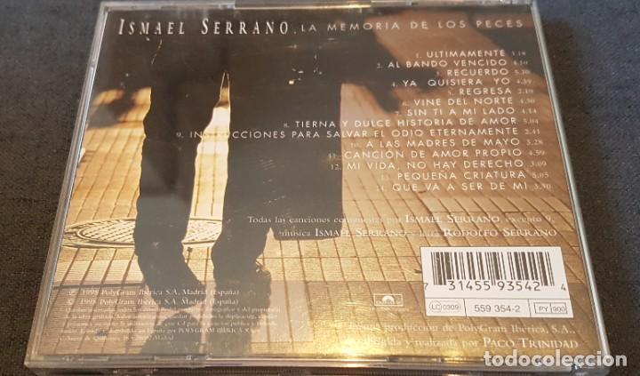 CDs de m&uacute;sica: Ismael Serrano CD 1998 La memoria de los peces - Foto 3