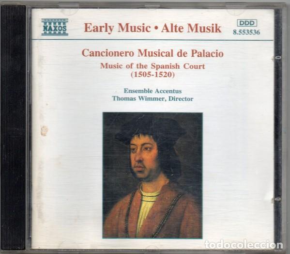 CD di Musica: Ensemble Accentus, Thomas Wimmer - Cancionero Musical de Palacio (1505-1520) - CD