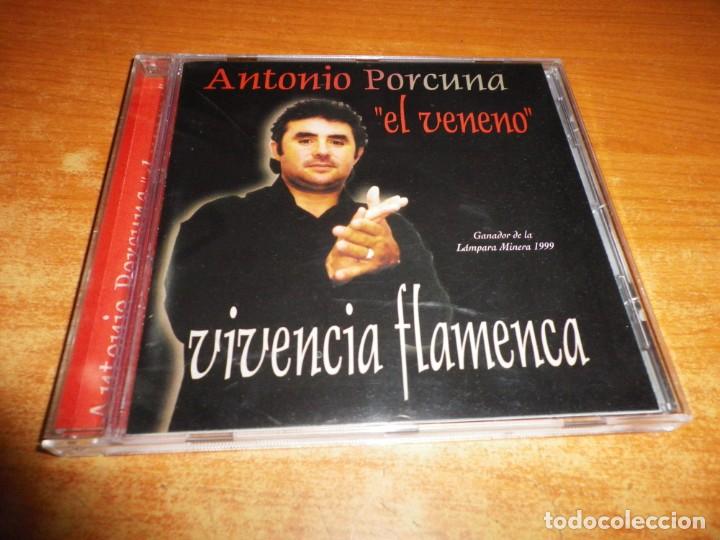 CD di Musica: ANTONIO PORCUNA EL VENENO Vivencia flamenca CD ALBUM DEL A&Ntilde;O 2001 CONTIENE 9 TEMAS FLAMENCO RARO