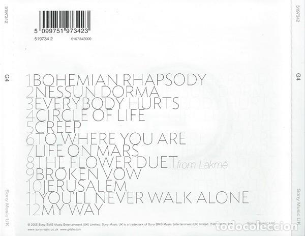 CDs de m&uacute;sica: G4 - G4 - Foto 2