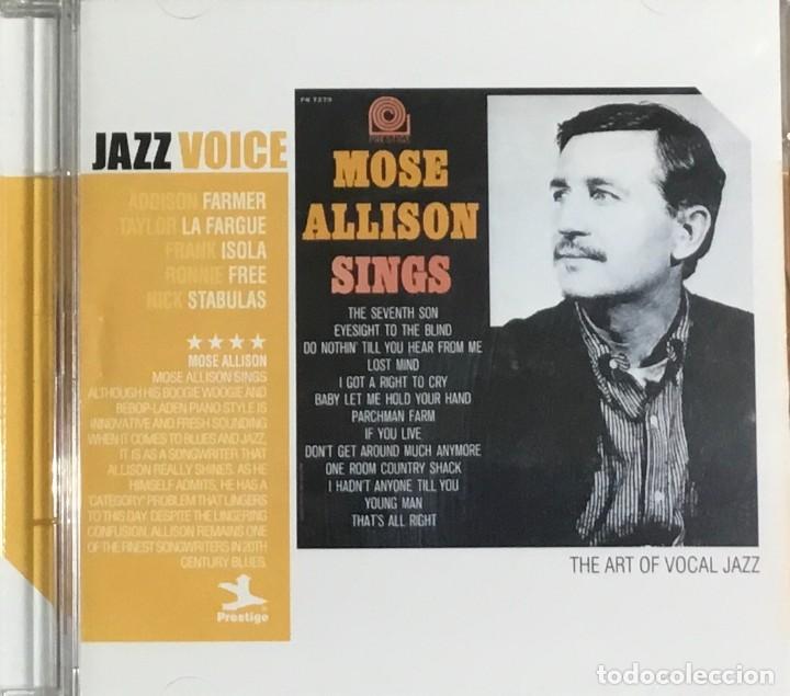 CDs de m&uacute;sica: MOSE ALLISON - SINGS - Foto 1