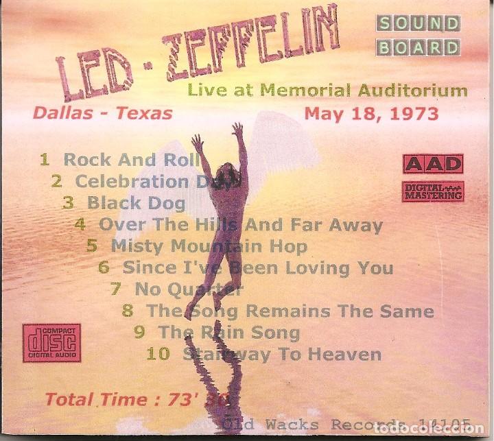 CDs de m&uacute;sica: CD LED ZEPPELIN - Dallas 1973 - Soundboard - Foto 2