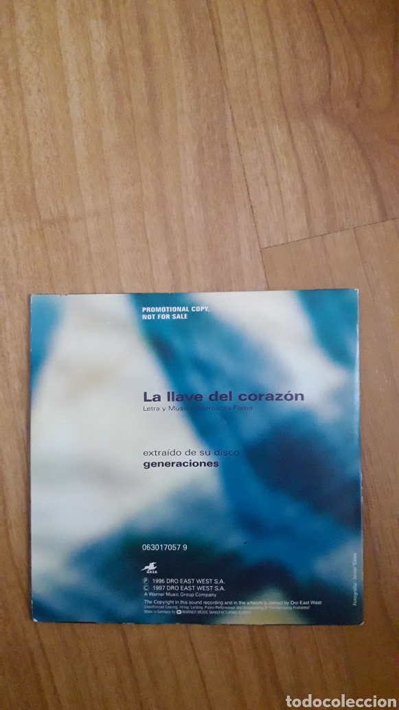 CDs de m&uacute;sica: MERCEDES FERRER. LA LLAVE DEL CORAZ&Oacute;N - Foto 2