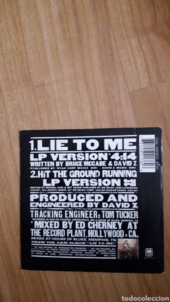 CDs de m&uacute;sica: JONNY LANG. LIE TO ME - Foto 2