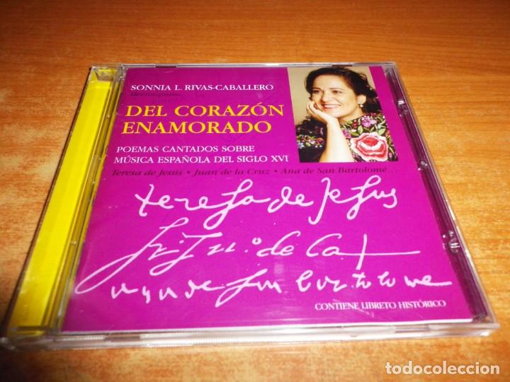 Musik-CDs: SONNIA L. RIVAS-CABALLERO Del corazon enamorado FIRMADO 4 AUTOGRAFOS CD + LIBRETO HISTORICO POEMAS