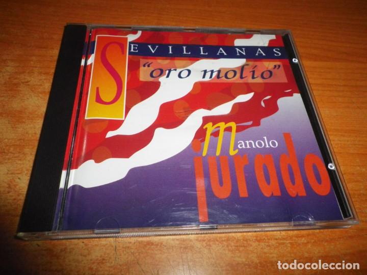 CD di Musica: MANOLO JURADO Oro molio SEVILLANAS CD ALBUM DEL A&Ntilde;O 1999 CONTIENE 10 TEMAS