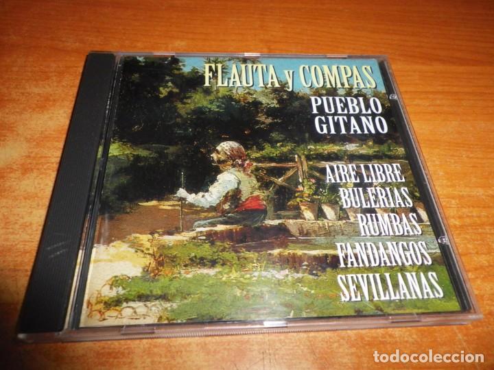 CD di Musica: FLAUTAS Y COMPAS Pueblo gitano CD ALBUM A&Ntilde;O 1995 CONTIENE 8 TEMAS JESUS BOLA JOSE A. RODRIGUEZ
