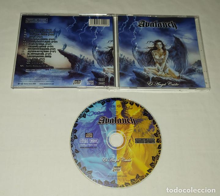 CDs de m&uacute;sica: CD AVALANCH - EL &Aacute;NGEL CA&Iacute;DO - Foto 2