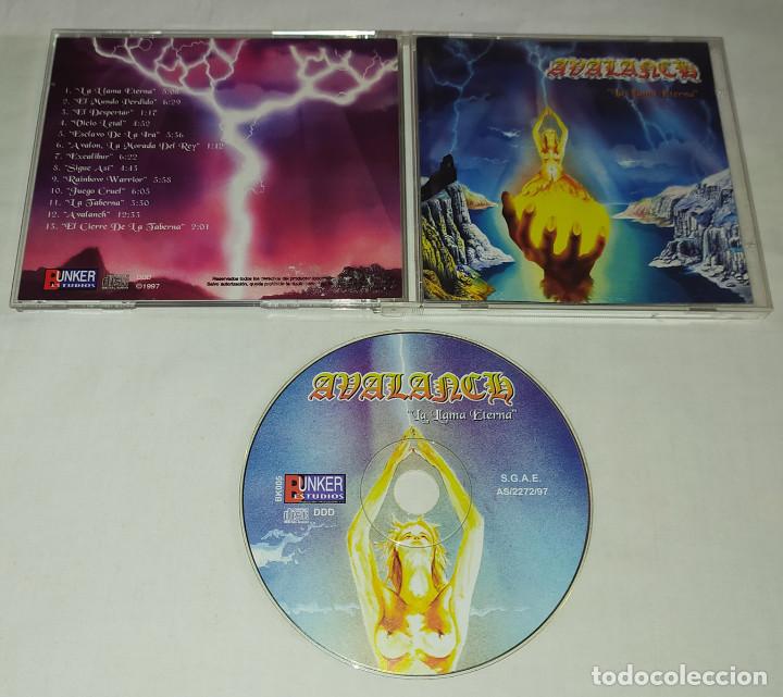 CDs de m&uacute;sica: CD AVALANCH - LA LLAMA ETERNA - Foto 2