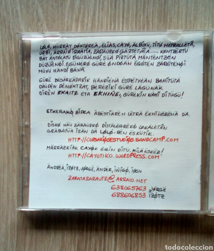 CDs de m&uacute;sica: Managaitz - Autoekoizpena, Euskal Herria - Foto 3