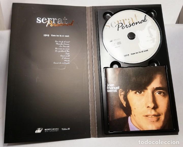 CDs de m&uacute;sica: Serrat Personal. Com ho fa el vent 1969. Tapas, CD y libreto - Foto 1