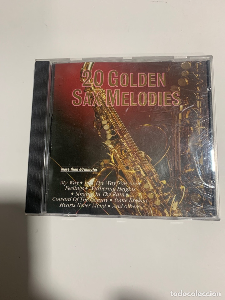 CDs de M&uacute;sica: SCD111 20 golden sax melodies cd Segunda mano