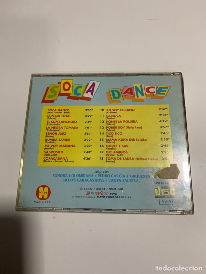 CDs de m&uacute;sica: SCD111 soca dance cd Segunda mano - Foto 2