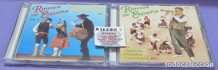 CDs de m&uacute;sica: Ritmos de Espa&ntilde;a Vol 1 y 2 - 2x CD