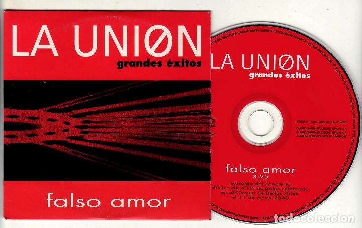 CDs de m&uacute;sica: CD LA UNION GRANDES EXITOS FALSO AMOR .B - Foto 1