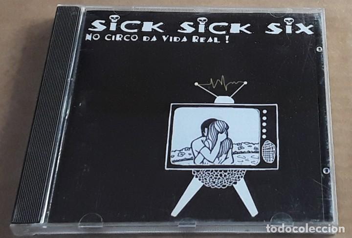 CDs de m&uacute;sica: CD - SICK SICK SIX - NO CIRCO DA VIDA REAL - Foto 1