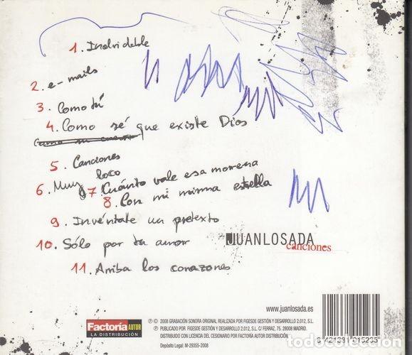 CDs de m&uacute;sica: JUAN LOSADA - CANCIONES - CD - Foto 2