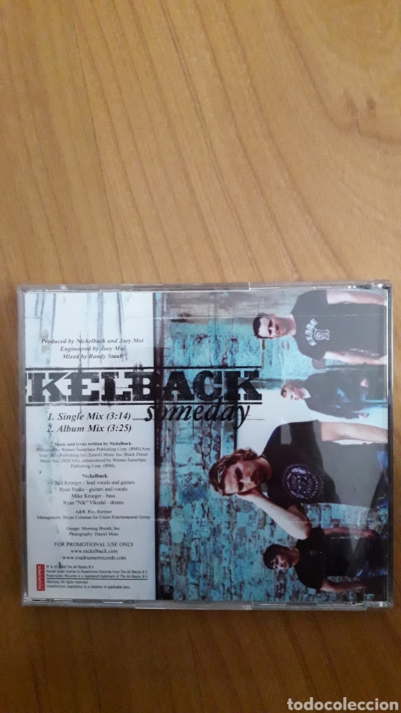 CDs de m&uacute;sica: NICKELBACK. SOMEDAY - Foto 2