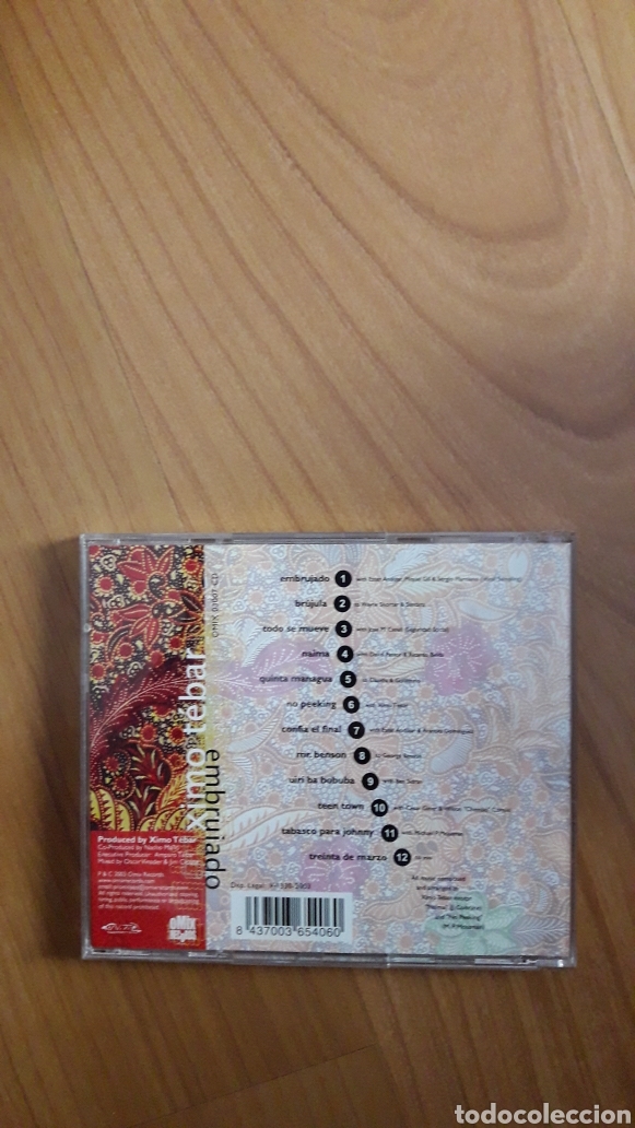 CDs de m&uacute;sica: XIMO T&Eacute;BAR. EMBRUJADO - Foto 2