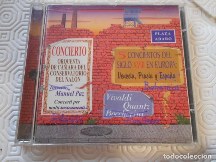 Musik-CDs: CONCIERTO. ORQUEST DE CAMARA DEL CONSERVATORIO DEL NALON. DIRECTOR: MANUEL DE PAZ. 5 CONCIERTOS DEL