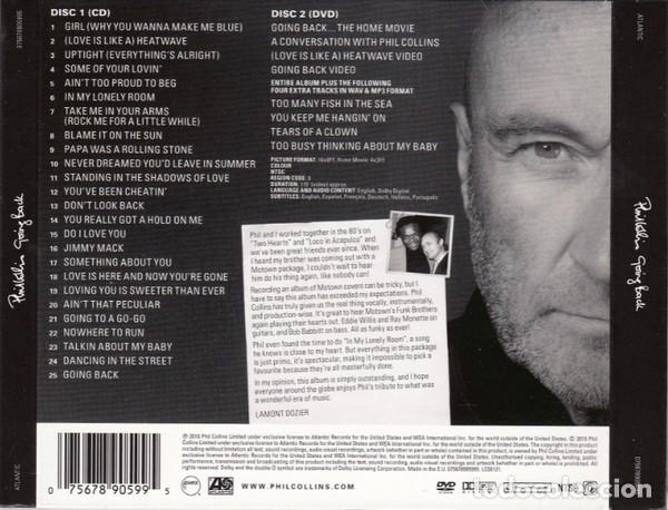 CDs de m&uacute;sica: Phil Collins - Going Back (Cd + Dvd) - Digipack - Foto 2