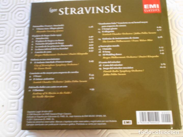 CDs de m&uacute;sica: IGOR STRAVINSKI. COMPACTO EMI CLASSICS - EL PAIS CON 19 OBRAS. - Foto 2