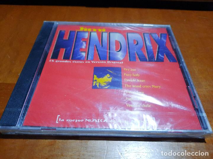 CDs de m&uacute;sica: JIMI HENDRIX. 16 GRANDES EXITOS EN VERSI&Oacute;N ORIGINAL. CD PRECINTADO. SIN ABRIR. - Foto 1