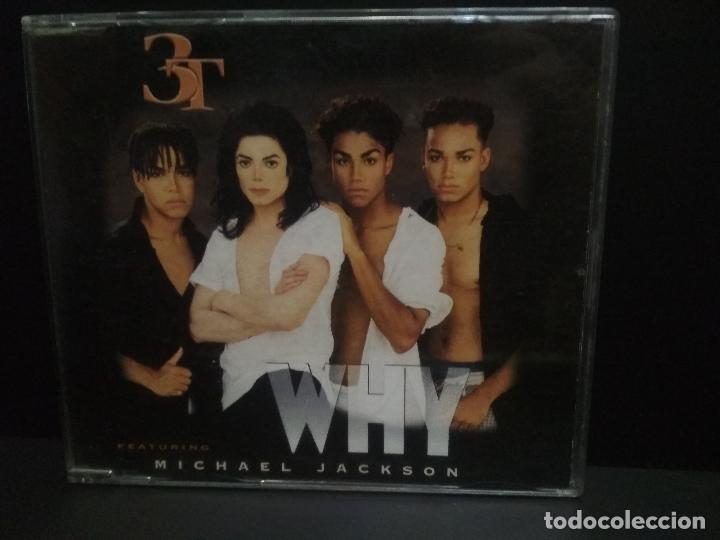 CDs de m&uacute;sica: 3T - WHY - FEATURING MICHAEL JACKSON (CD SINGLE ) 1996 - 4 TEMAS PEPETO - Foto 1