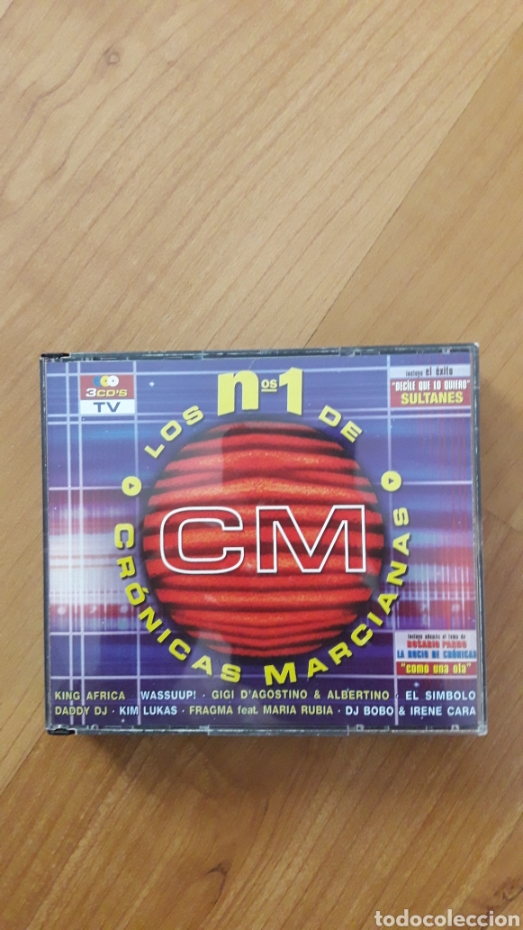 CDs de m&uacute;sica: TRIPLE CD LOS N&Uacute;MEROS 1 DE CR&Oacute;NICAS MARCIANAS - Foto 1