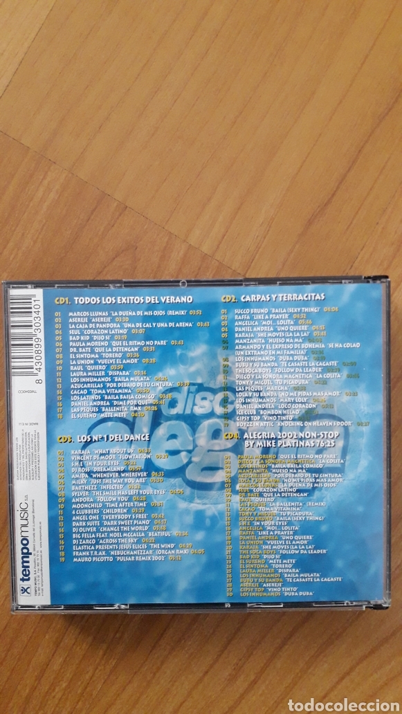 CDs de m&uacute;sica: CUATRO CDS DISCO ALEGR&Iacute;A 2002 - Foto 2