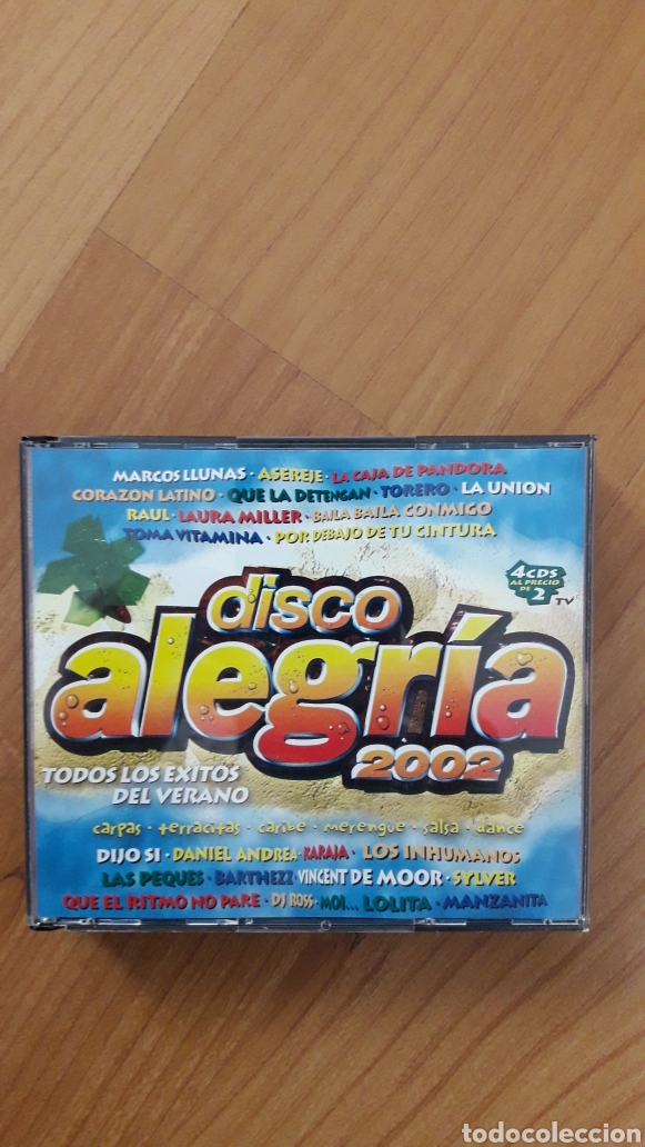 Musik-CDs: CUATRO CDS DISCO ALEGR&Iacute;A 2002