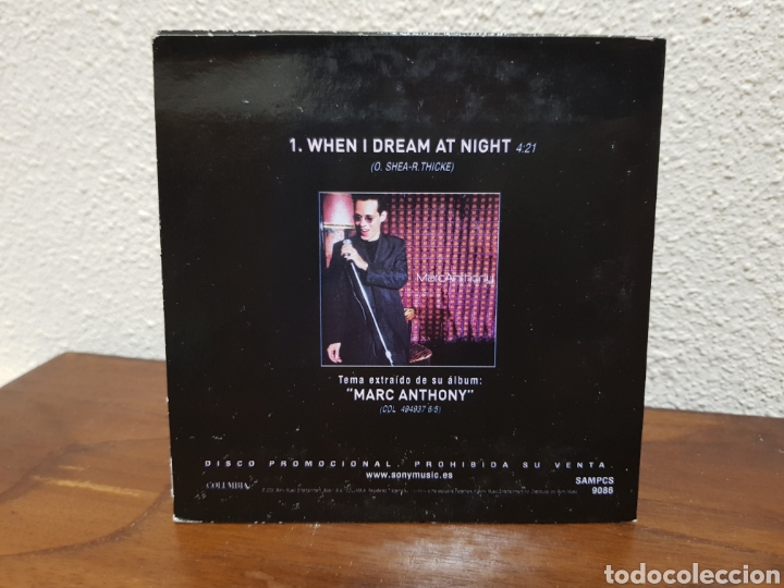 CDs de m&uacute;sica: CD MARC ANTHONY WHEN I DREAM AT NIGHT - Foto 2