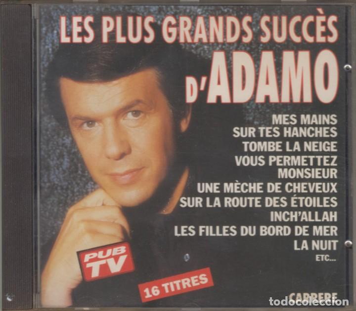 CDs de m&uacute;sica: Les plus grands succ&egrave;s dAdamo cd 1989 - Foto 1